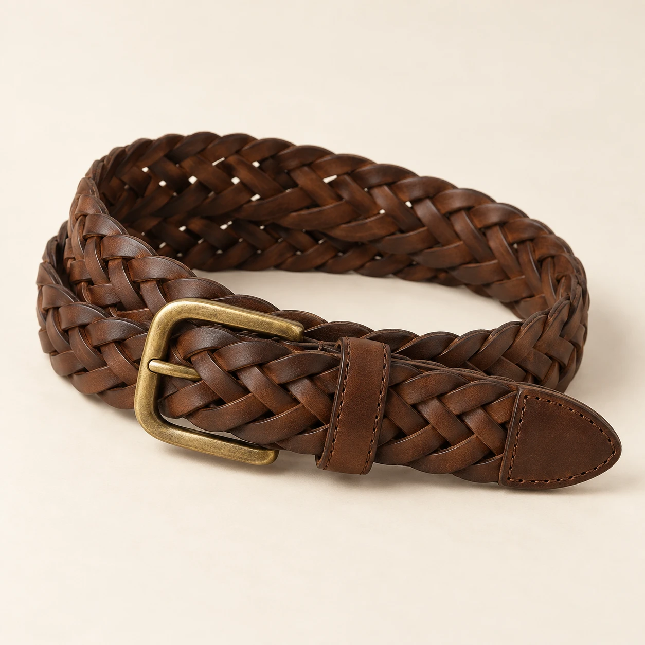 Terra Walnut Wide Belt